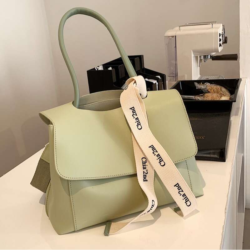Trendy Fashion Large Capacity Solid Color Textured Handbag 2025 New Women's Stylish Shoulder Crossbody Tote Bag
