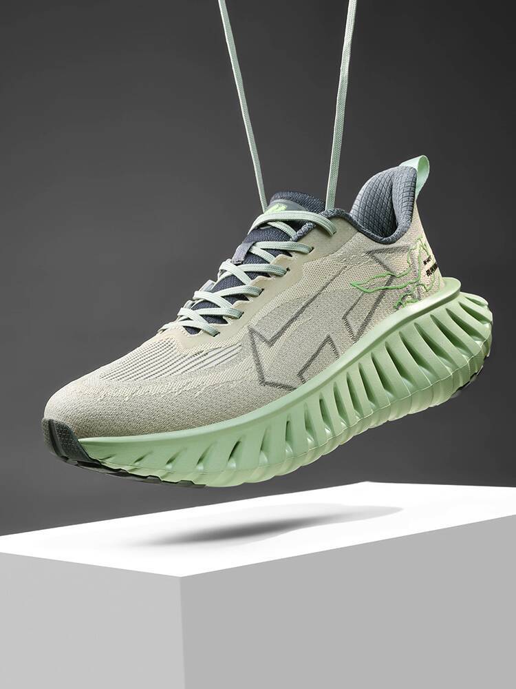 Men's Breathable Mesh Running Shoes with Cushioning for Comfort - Spring/Summer Casual Sneakers