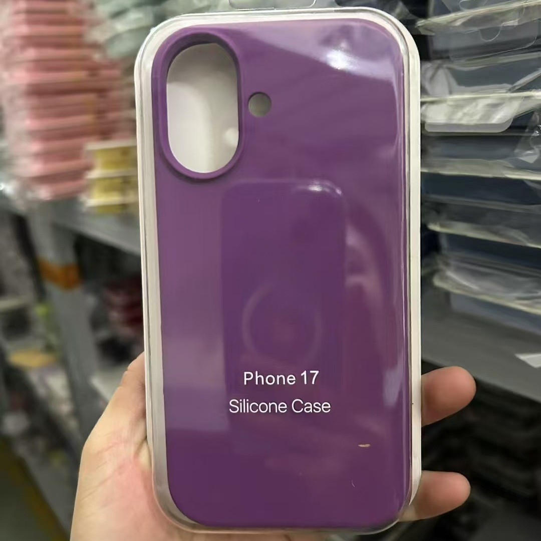 2025 New Liquid Silicone Suitable for iPhone 17 16 Pro Phone Case Apple 15 Promax Full Pack Original Case Factory Wholesale