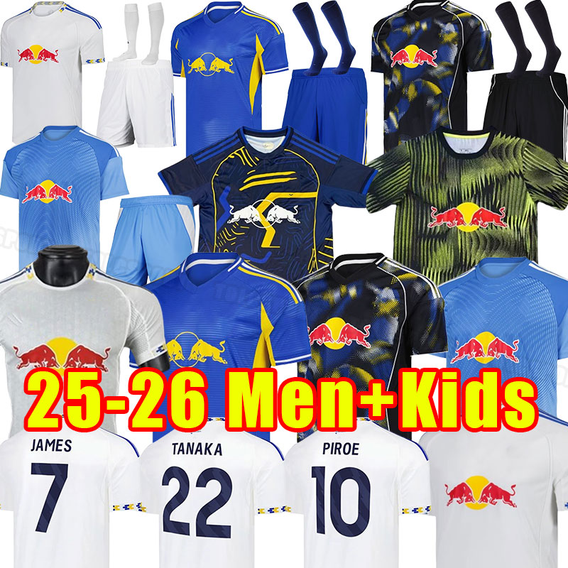 3XL 4XL Soccer jerseys UTD 25 26 THIRDROBERTS HARRISON HERNANDEZ COSTA BAMFORD CLARKE Fans player vsrsion football shirt Men ALIOSKI leEds Full Set Men Kids training