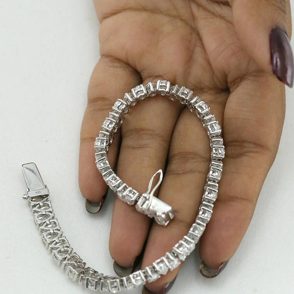 035caratWaterdrop Moissanite Tennis Bracelet For Women S925 Silver Pear cut Lab Diamond Engagement Bracelets With Certificate