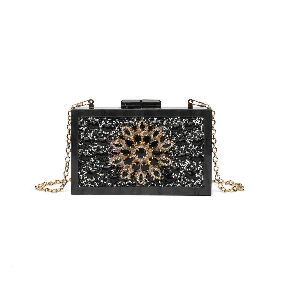 New Trendy Evening Water Wedding Cheongsam High-end Inlaid Brick Handheld Crossbody Bag