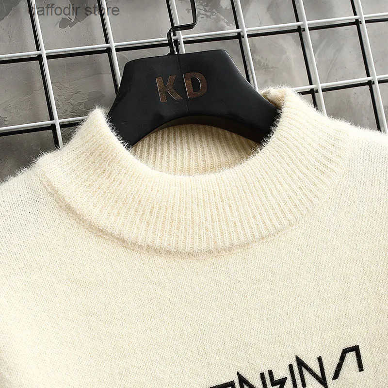 Winter Cashmere Sweater Men Harajuku Mens Jumper Thick Warm Turtleneck Pullover High Quty Male Christmas Sweaters S250902 S251110