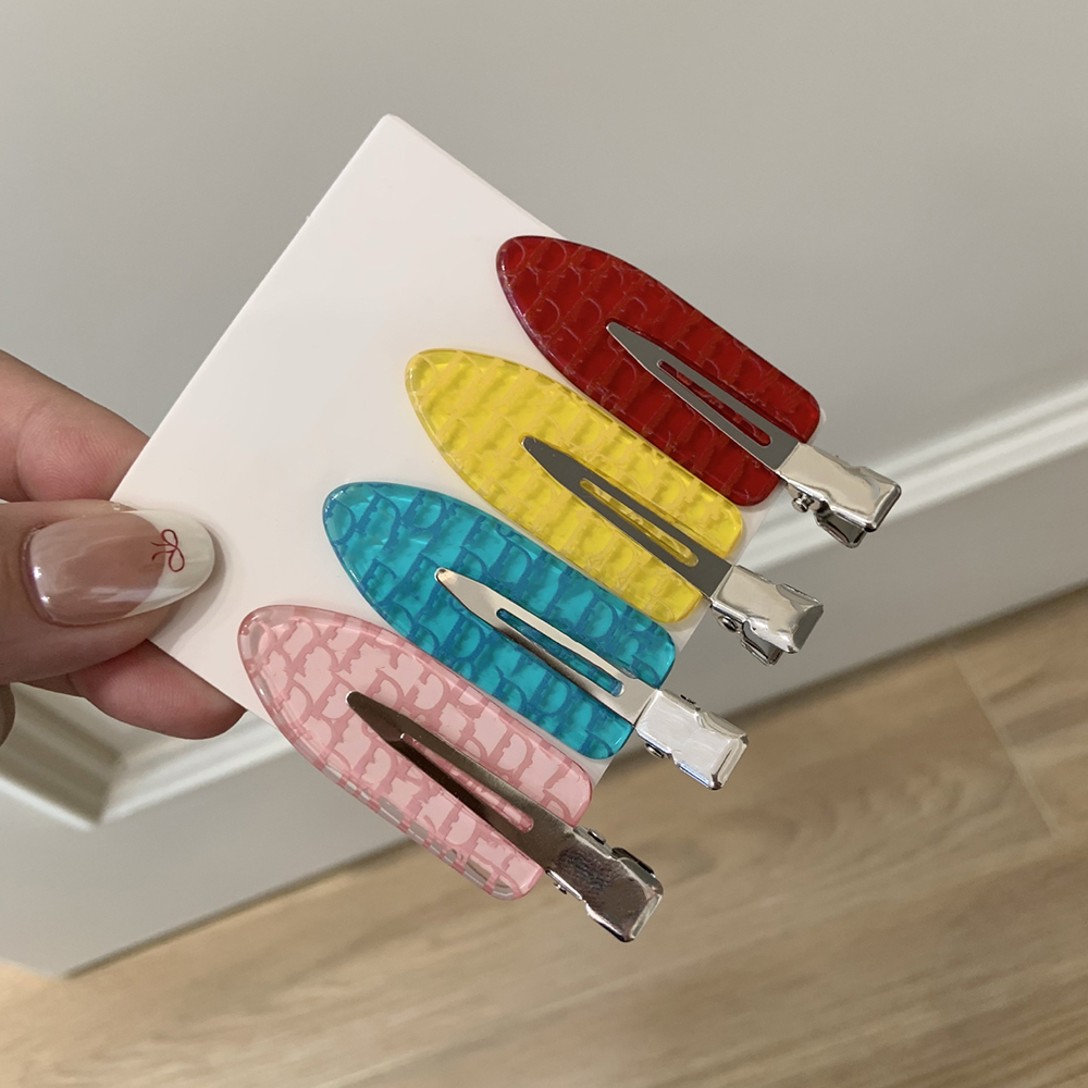 Designer 2pcs/set Party Favor Duckbill hair clips light luxury duckbill clip exquisite and practical party gift Hairpins No Trace hair bobby pin 4 Colors