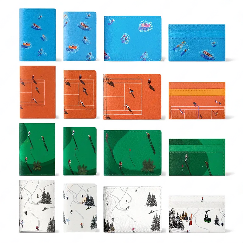 10A designer wallet card holder with box passport pouch ID Case card holder Pocket women Men Bag vintage Pebble Cardholder Credit Card Thin Bus card