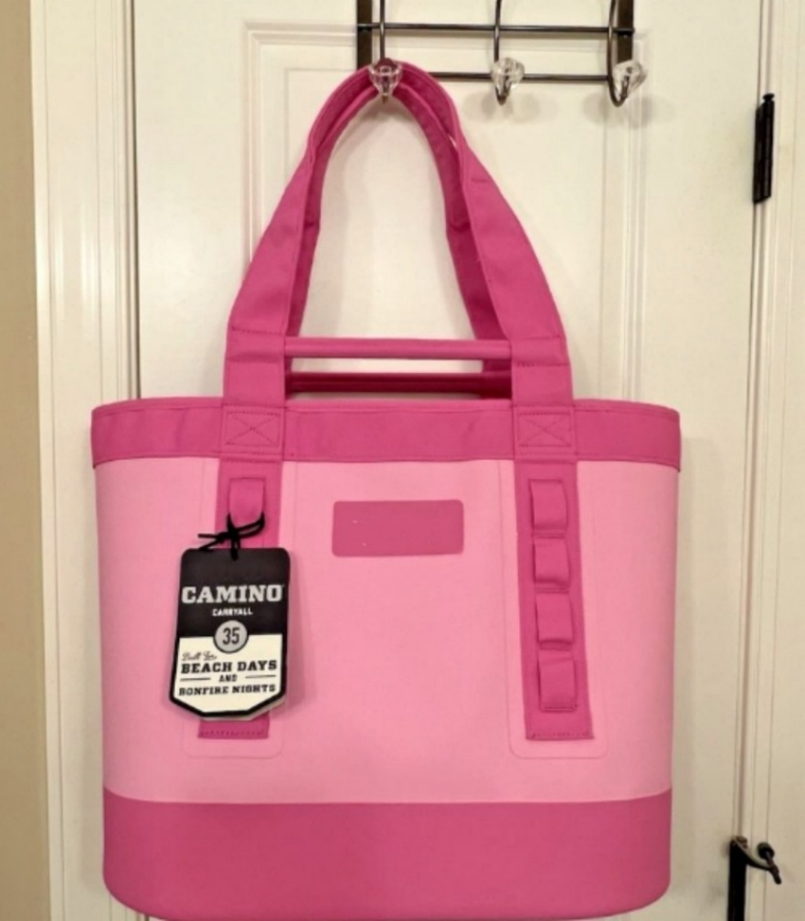 US Stock Camino 35 Tote Bags Cooler Lunch Bag Box Cooler Bag Dividers All-Purpose Utility Boat and Beach Waterproof Fishing Tote Bag Large 0911