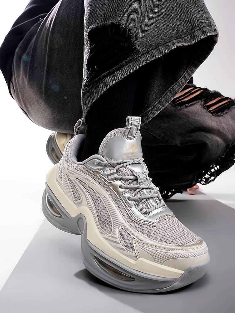 NHOT designer shoes Men's 2025 Autumn New Mesh Sports Casual Lightweight Thick Sole Versatile Retro Dad Shoes
