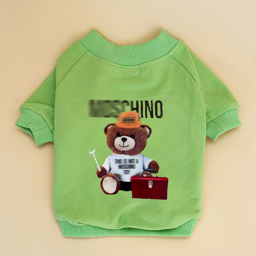 Eco-Friendly Puppy Wear: Trendsetting Cotton Blend Tees Featuring Adorable Wildlife Graphics Sizes XS to XL