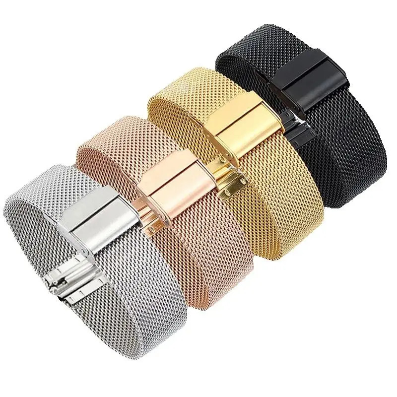 Watch Band For DW 8mm 10mm 12mm 13mm 14mm 15mm 16mm 17mm 18mm 19mm 20mm 21mm 22mm 24mm Stainless Steel watch strap 250902