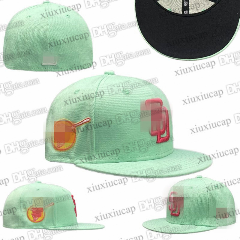 (1-32)Designer Baseball Fitted Hat Unisex Fashion Trends Street Caps braves multiple colors Letter stitched team Full Closed Caps Outdoor Sport hats gorras FB9-04