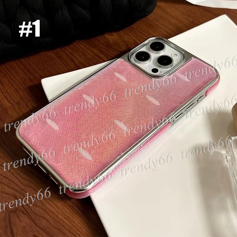 Brand Fashion Electroplated TPU Phone Case Women's Phone Case Gifts for Xmas