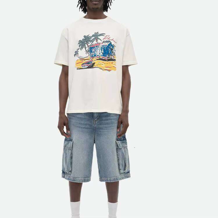 High Quality 100% Cotton T-Shirt Screen Printing 180 Gsm Oversized Designer Casual Style