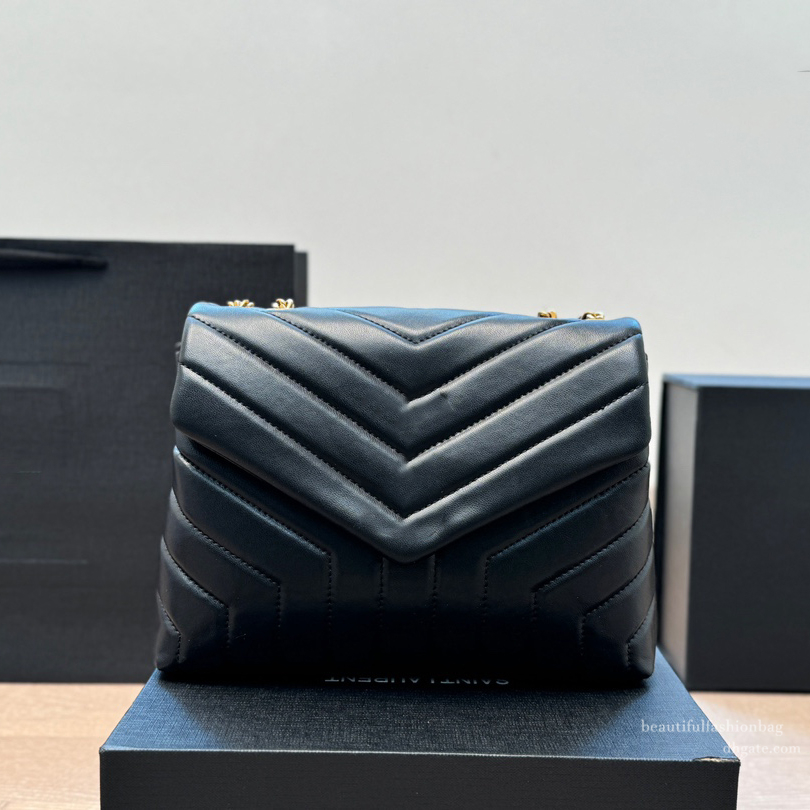 Crossbody designer bag 3 sizes LouLou shoulder bag black golden chain bags designer women bag luxury leather purses designer woman suede handbag large tote bag