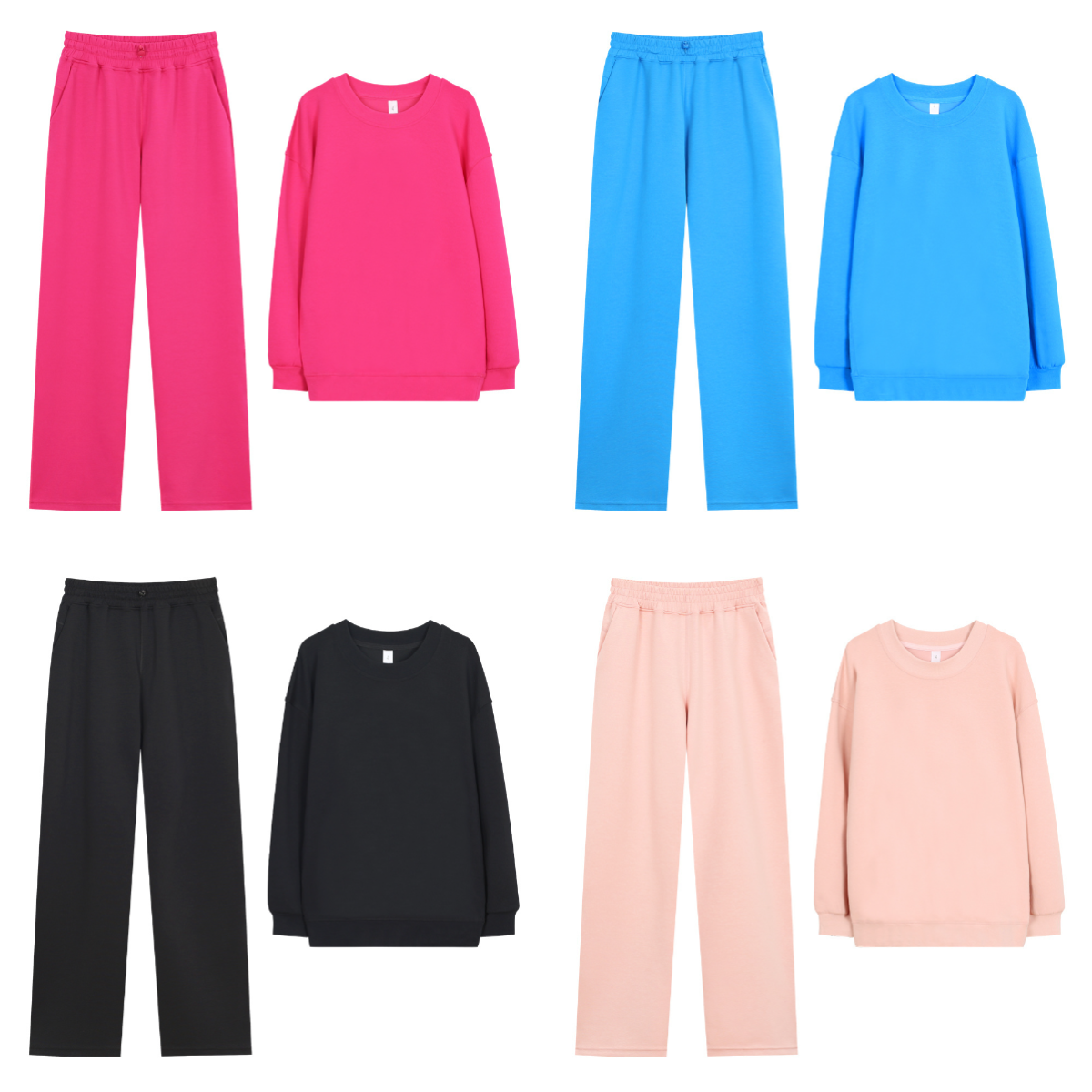 Sweat-shirt de yoga féminin à vente chaude ensemble une grande tenue de fitness décontractée pour le logo 3D Logo Round Round Neck Pullover Top a