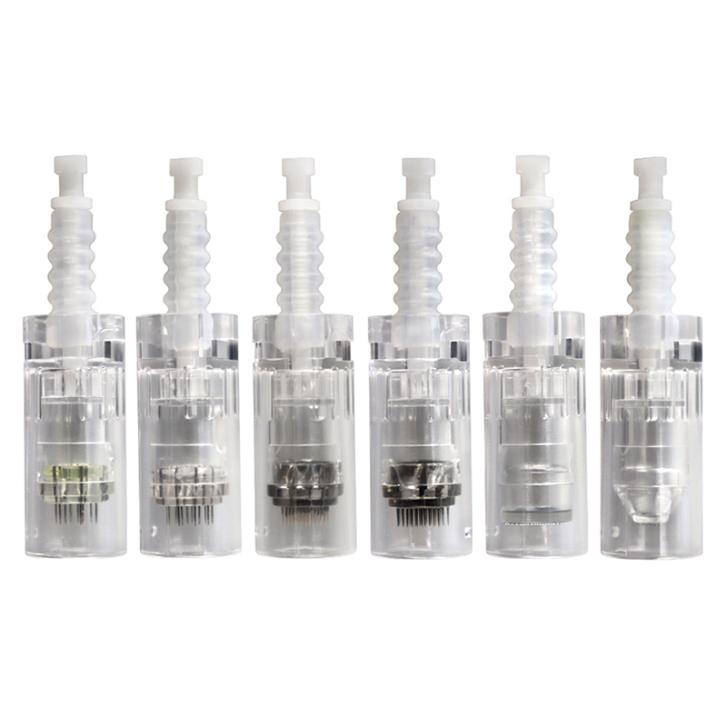 100PCS Bayonet Cartridge Micro Needles Microneedling For Dermapen Electric Dr Pen N2 M5 M7 E30 Nano 3D 5D Needle 1 3 5 7 9 12 24 36 42 Pins Replacemen