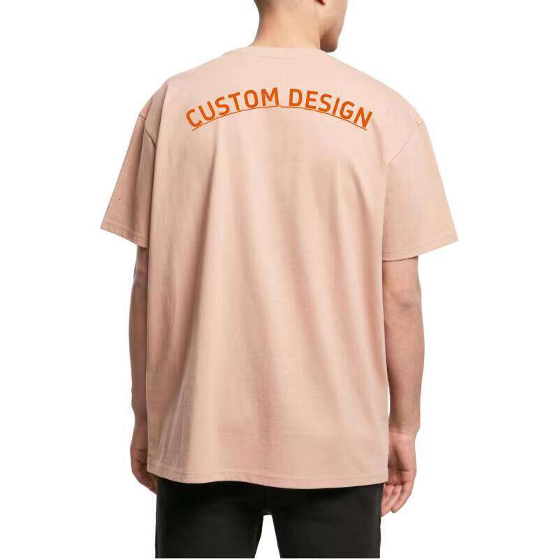 Manufacturer 230Gsm 100% Cotton Logo Heavyweight Short Sleeve Men's T-Shirt