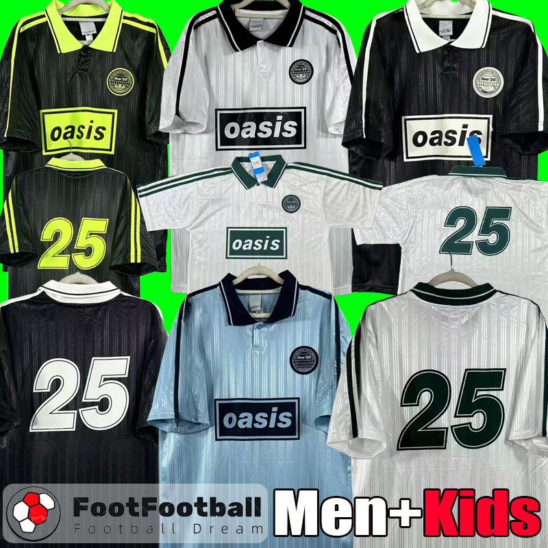 2025 Oasis Live 25 Soccer Jerseys Football Shirts Men Uniforms Kids Kits set camiseta de futbol tops