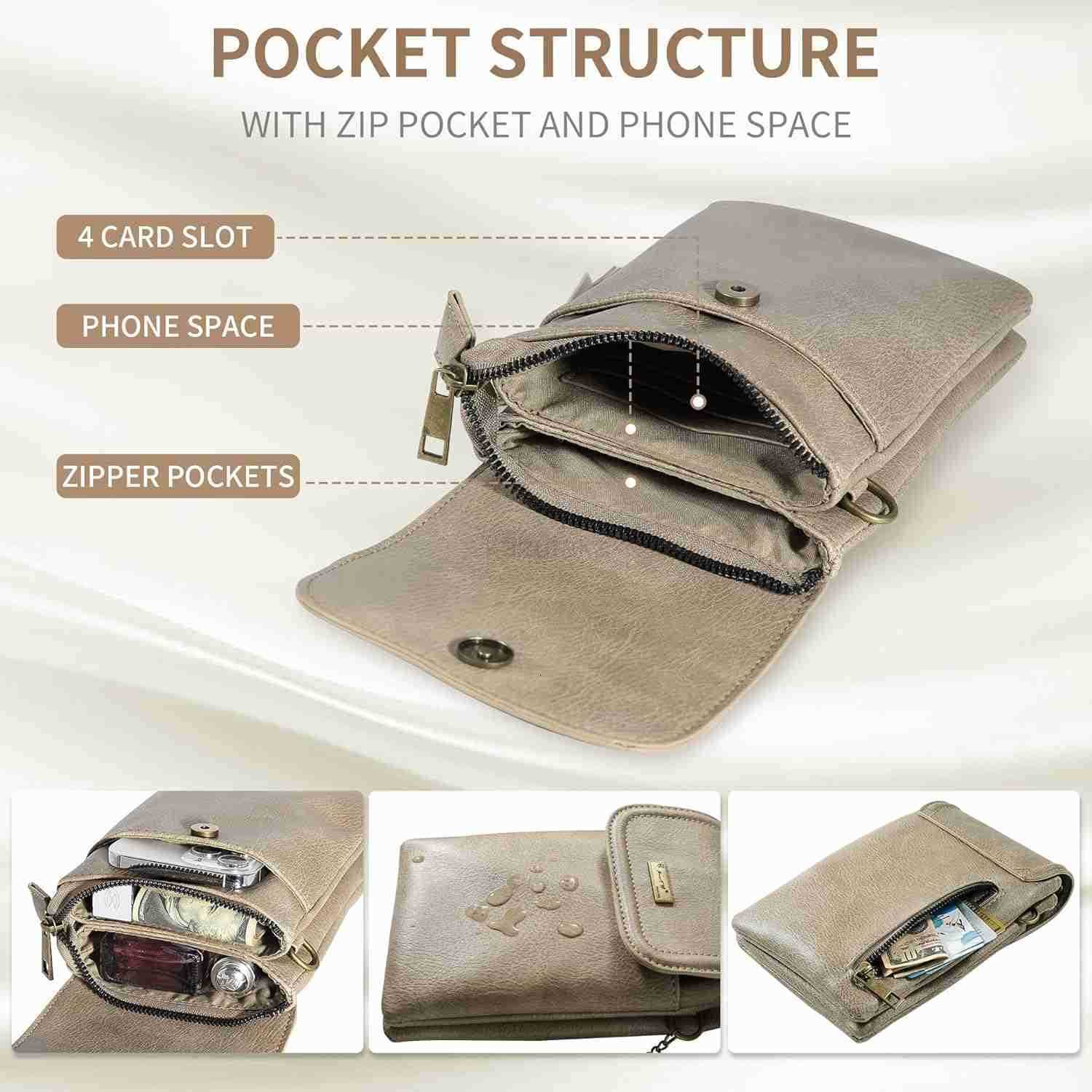 Small Crossbody Bags for Women Crossbody Cell Phone Bag Tassel Wallet Purses with 2 Strap Best Gift for Women Z250911