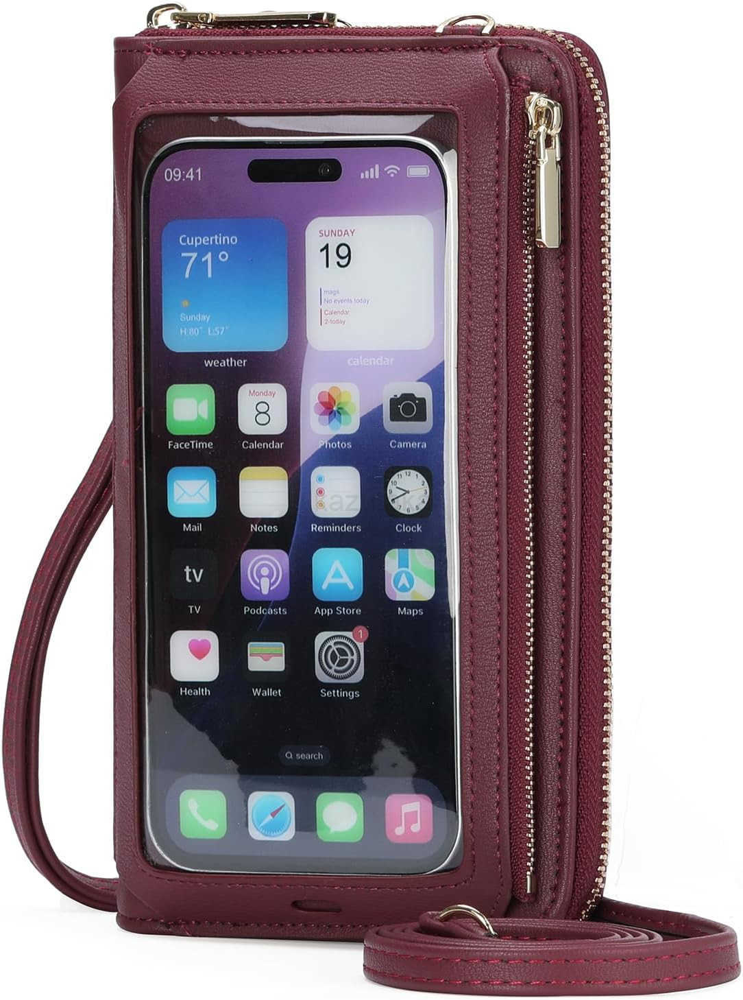 Phone Purse Crossbody Bags for Women Small Travel Wallet Touch Screen RFID Blocking Z250910
