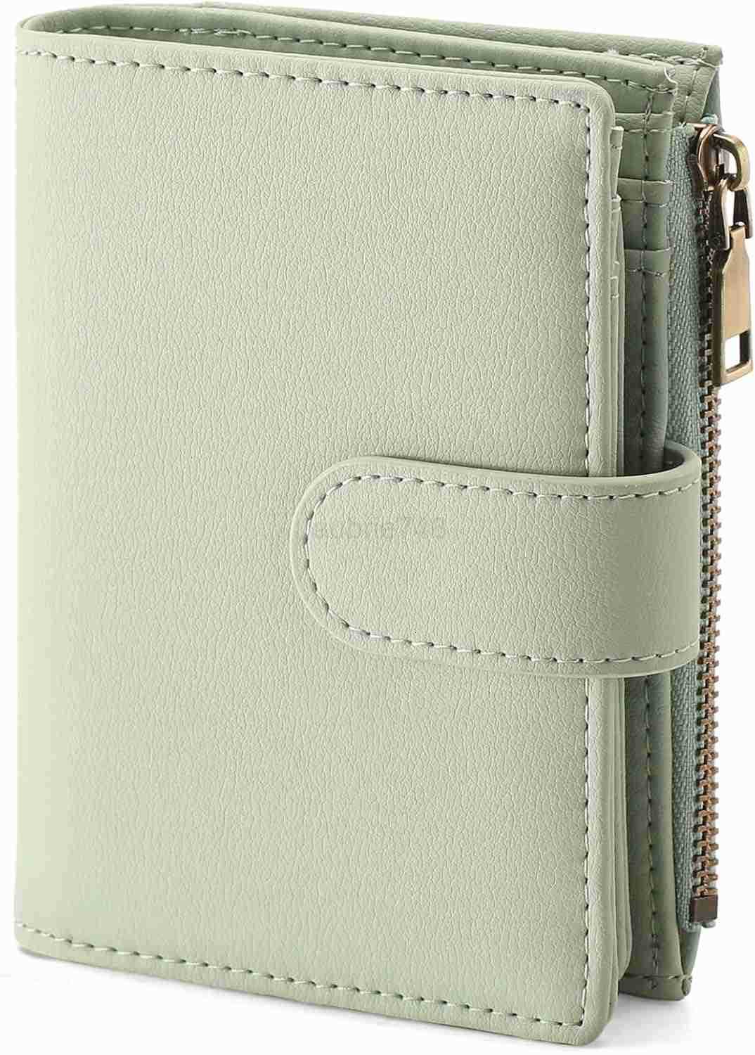 Small Wallets for Women Leather RFID Blocking Bifold Zipper Pocket Wallet Card Case Purse with ID WindowZ250911
