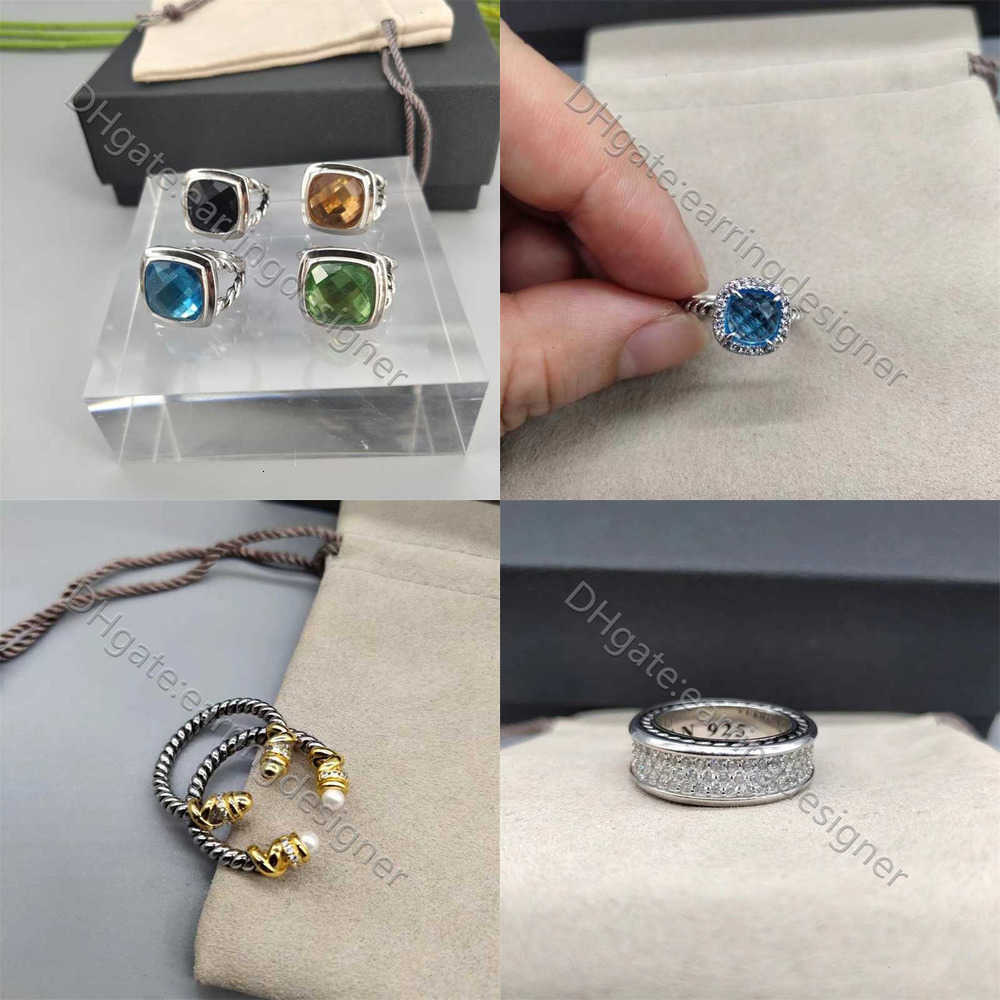 Band Ring silver series gold twisted rings original Vintage craft Luxury Designer Jewelry with Exquisite for women Friends Lovers Wedding gift