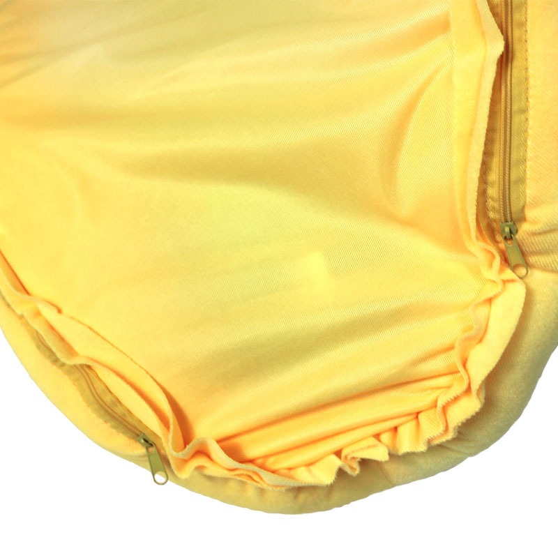 Cartoon Banana Shaped Pet Bed Removable Washable for Dogs Cats 4-Season Use Soft Comfortable Nest for Small Medium Breeds