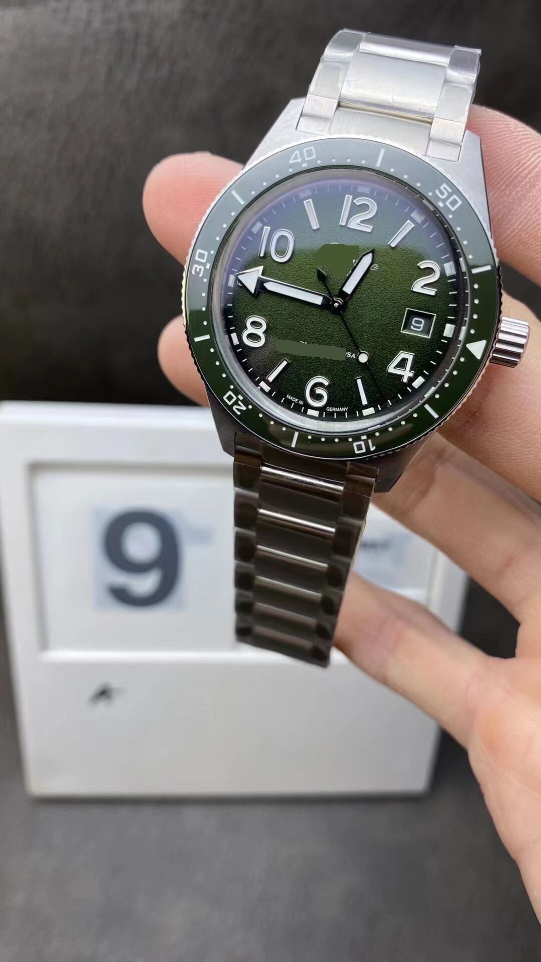 39.5MM simple style Germany MAN MENS men watch automatic movement stainless steel bracelet wristwatch waterproof sapphire bezel business watches 1-39-11-09-81-70