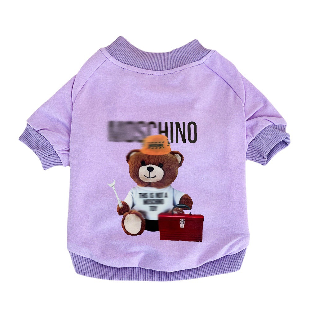 Eco-Friendly Puppy Wear: Trendsetting Cotton Blend Tees Featuring Adorable Wildlife Graphics Sizes XS to XL