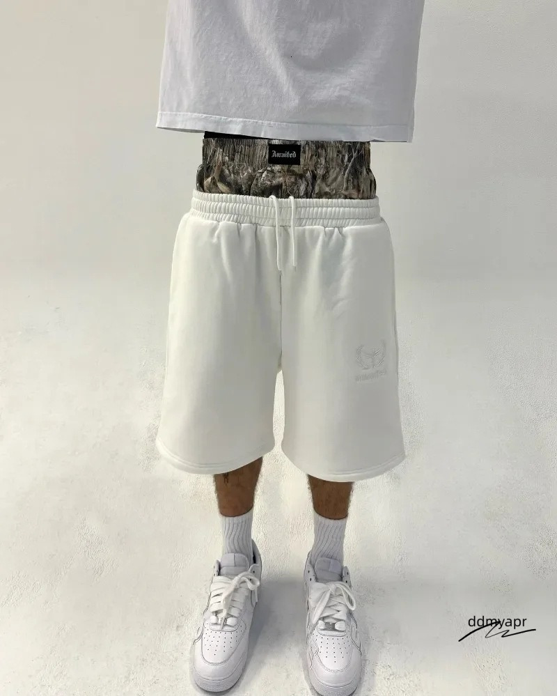 Men's Pants Double Cuffs Baggy Joggers Black Oversized Drawstring Flannel Lined Elastic Waistband Casual Streetwear Workout Daily Petite Y2k ddmy