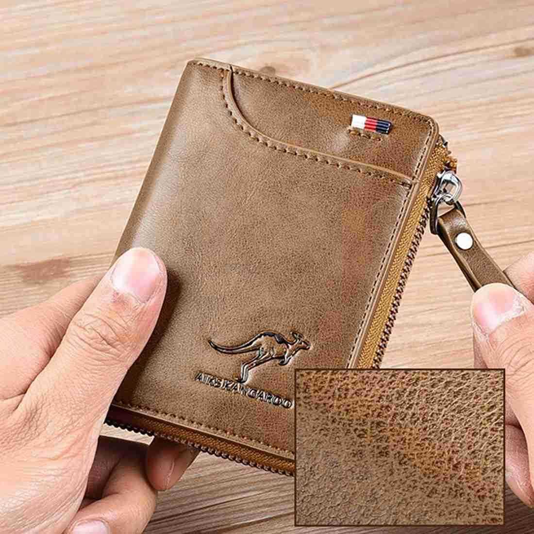 Reshline Mens RFID Blocking Wallet BROWNZ250911