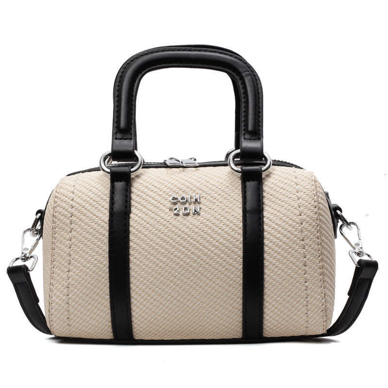 New Handbag Fashion Boston High-end Versatile Bowling Patchwork Shoulder Casual Crossbody Bag