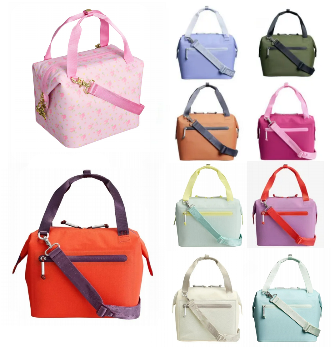 Ship From US All Day Julienne Mini Soft Cooler Lunch Bag Box Recycled Polyester Cooler Cooling Travel Cooler Bags Shoulder Bags Madeleine Midi Cooler Backpack