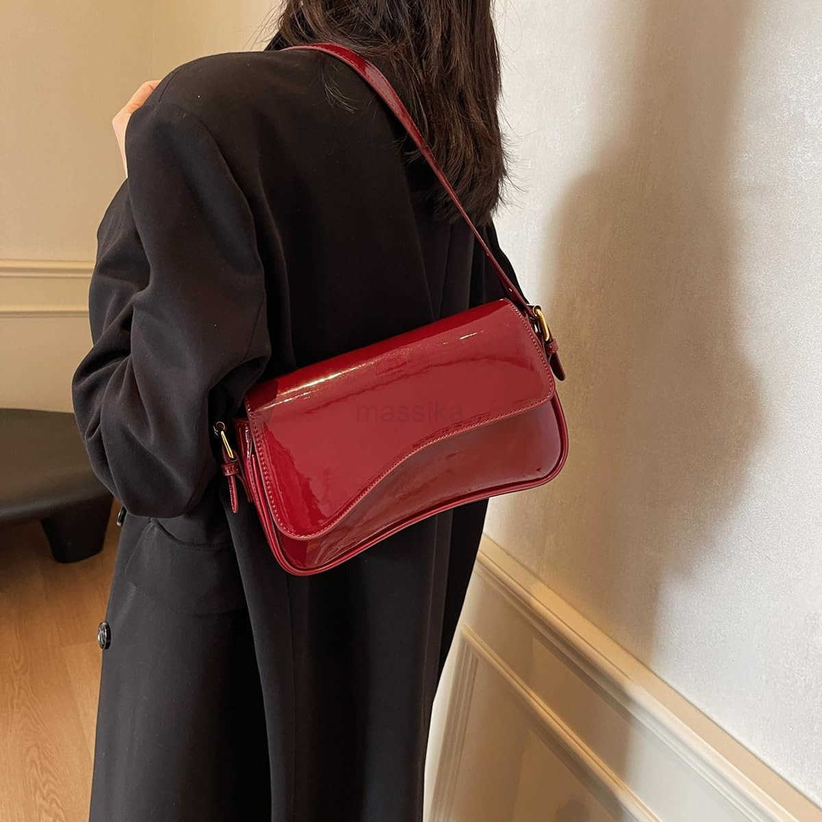 Small Shoulder Bag Y2K Purses for Women Crocodile Handbag Clutch Purse Classic Crossbody Bag Satchel Purse M250910
