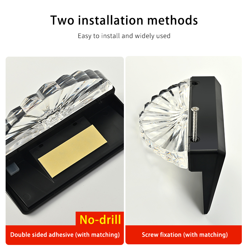 Customized solar step lights, customized outdoor courtyard decorative lights, wall lamps, automatic switch night lights, terrace lights