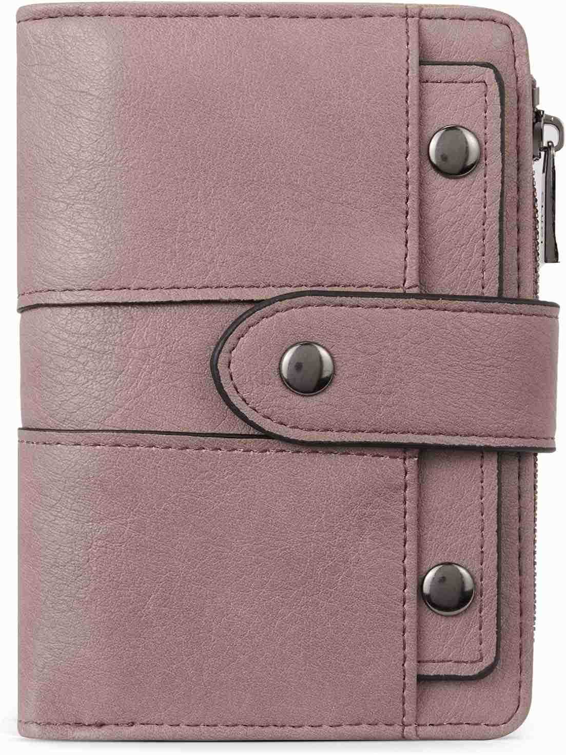Small Wallet for Women Leather Slim Womens Wallet Bifold Multi Card Holder Organizer Designer with Removable ID WindowZ250910