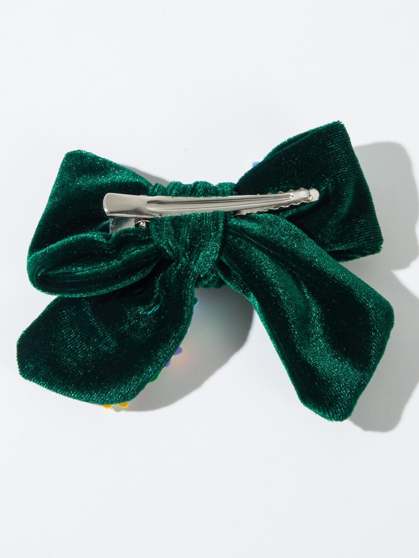 New Christmas Flannelette Bow Hair Clips for Women Hand Sewn Stars Snowflakes Glitter Sweet Party Hair Accessories