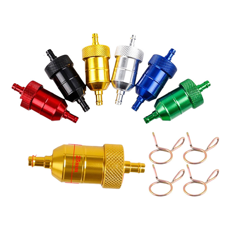 ATV motorcycle gasoline filter CNC aluminum alloy filter modification filter element oil cup color universal cup