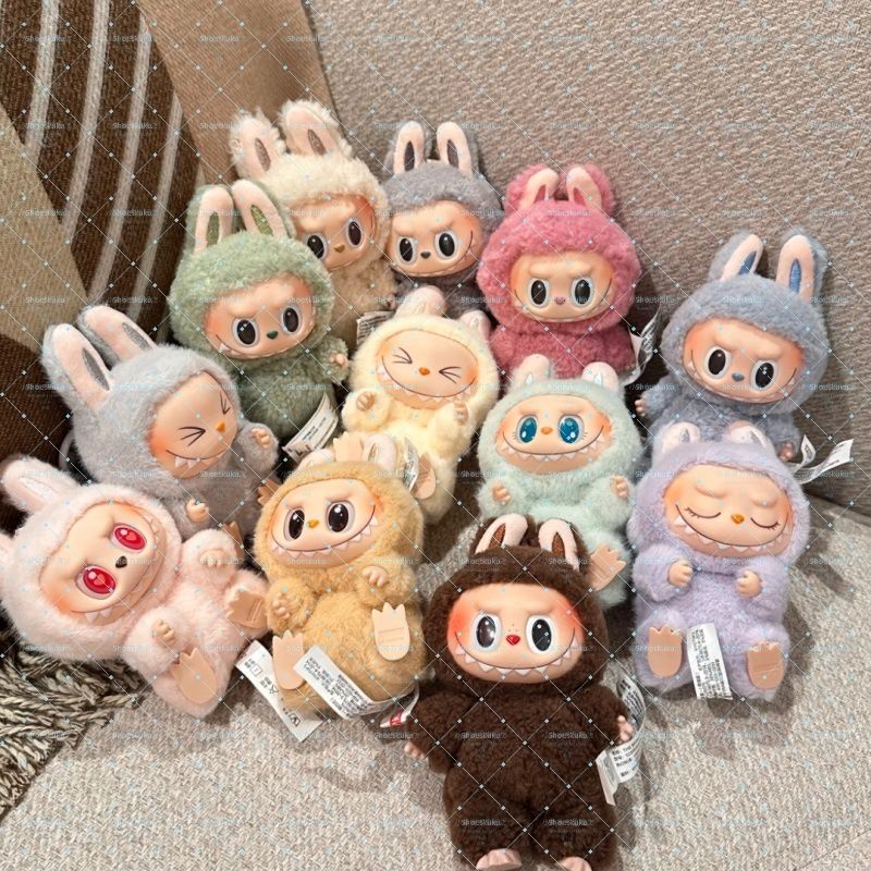 plush toy Labubu Have A Seat Series Vinyl Pendant labubu Doll Model Toy Cute Monster Cartoon Character Dolls For Childrens Birthday Gift Blind Box