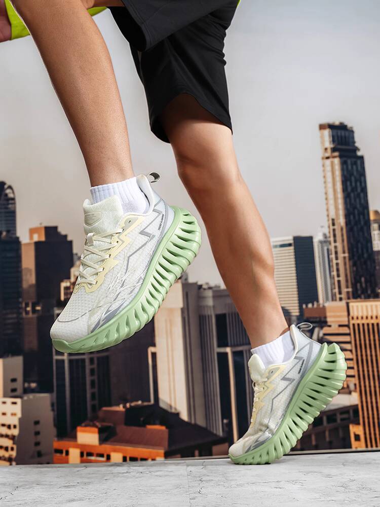 2025 New Breathable Mesh Running Shock Absorption Thick Sole Versatile Casual Shoes Unisex
