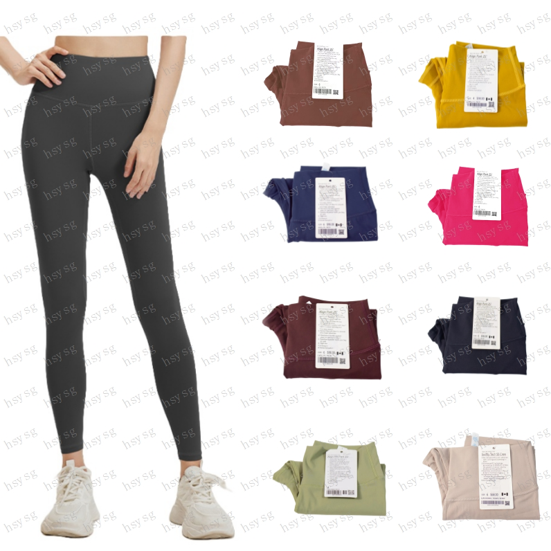 2025 10A Yoga align leggings Women pants Outfits Lady Sports yoga Fashion Ladies Exercise Fitness Wear Girls Running Ninth Pants lemonliesleggings Pants