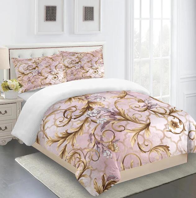 Luxury Black Gold 3Pcs Geometric Kids Twin Queen King Full Size Duvet Cover Bedding Linen Set 2 Seater Bedspread 250806