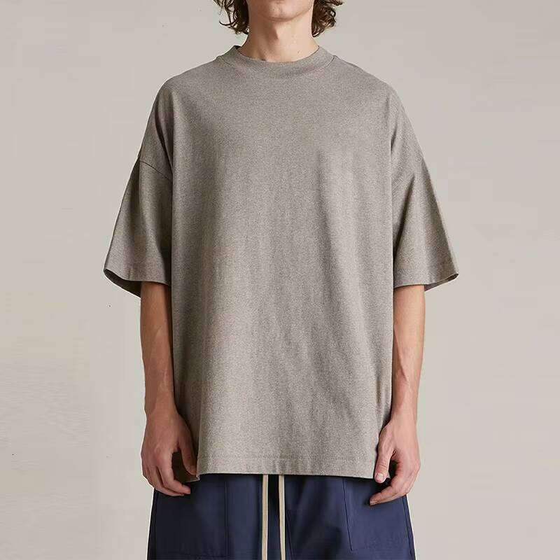 T-shirt carré de haute qualité 200 GSM 100% coton pour hommes avec imprimé logo, ajustement surdimensionné, fabricant fabriqué en Chine