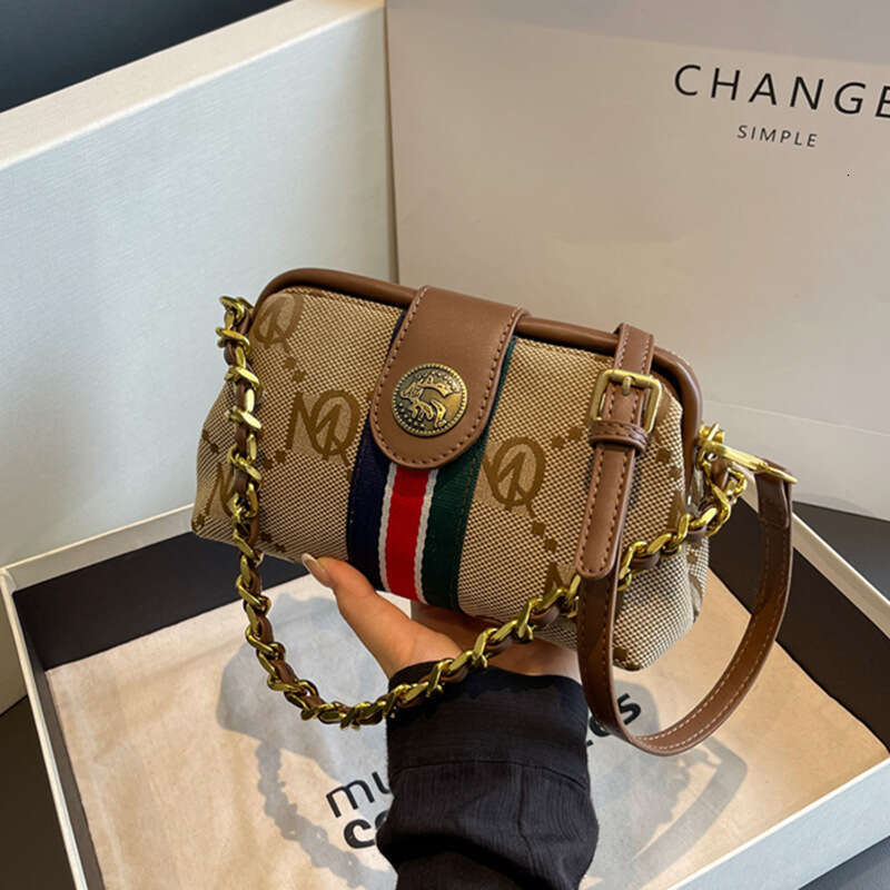 DHPet wholesale 2025 New Small Square Chain Bag - Crossbody Shoulder Bag with Stitching, Minimalist PU Purse for Women in Beige & Khaki