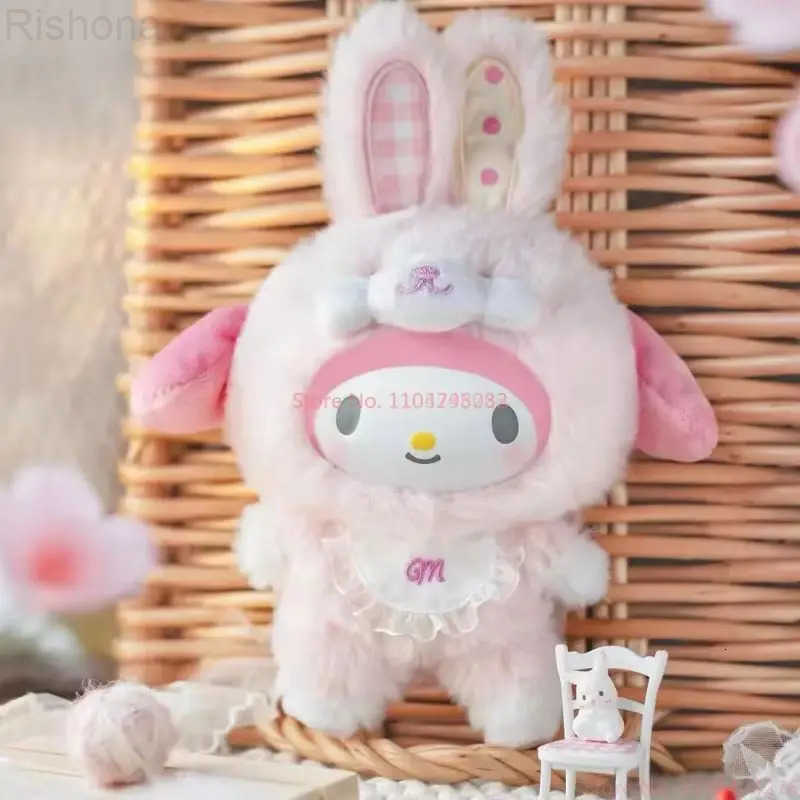 Sanrio Kuromi Elf Rabbit V3 My Melody Blind Box Hello Kitty Mystery Box Third Generation Baby Cute figure Doll Decoration Gift L250903