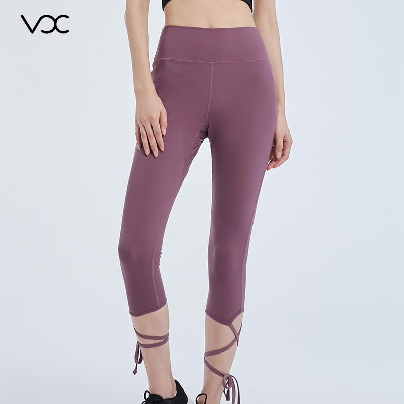 Trendy Designer-Sportswear Sports Yoga Pants Featuring Innovative X-Cross Strapping