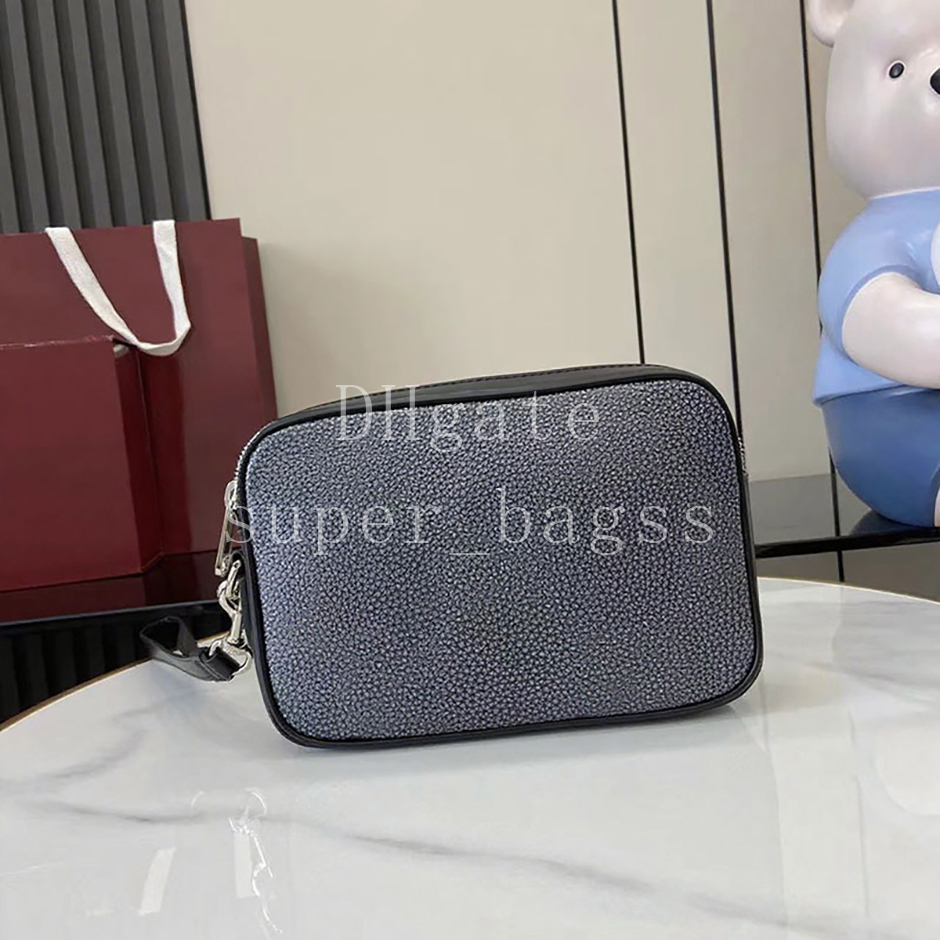 Unisex 24CM handbag Luxury designer bag Mirror quality Crossbody bag canvas genuine leather shoulder bag with box 25G802148A