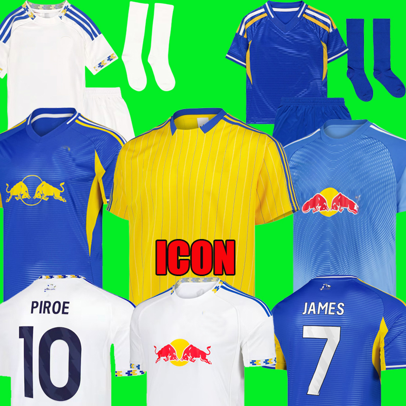 Llorente Leeds 25 26 soccer jerseys 2025 2026 Home Away Third Sinisterra Men kids Football Kit shirt PIROE GNONTO AMPADU FIRPO goalkeeper Pre Match Black