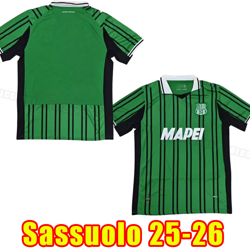 2025 2026 Sassuolo BERARDI PINAMONTI Mens Soccer Jerseys OBIANG DEFREL PEGOLO LAURIENTE Away Short Sleeve Football Shirts 25 26