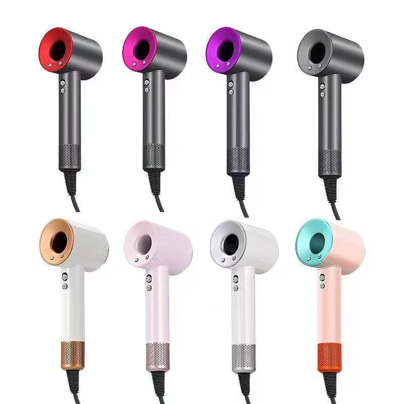 Dryers Anion Blower Mute Hairdryer Air Wrap Care Electric Hair Drier Quickdry Safety Negative Ion Professional Salon Leafless Blow Powerful Travel Hom