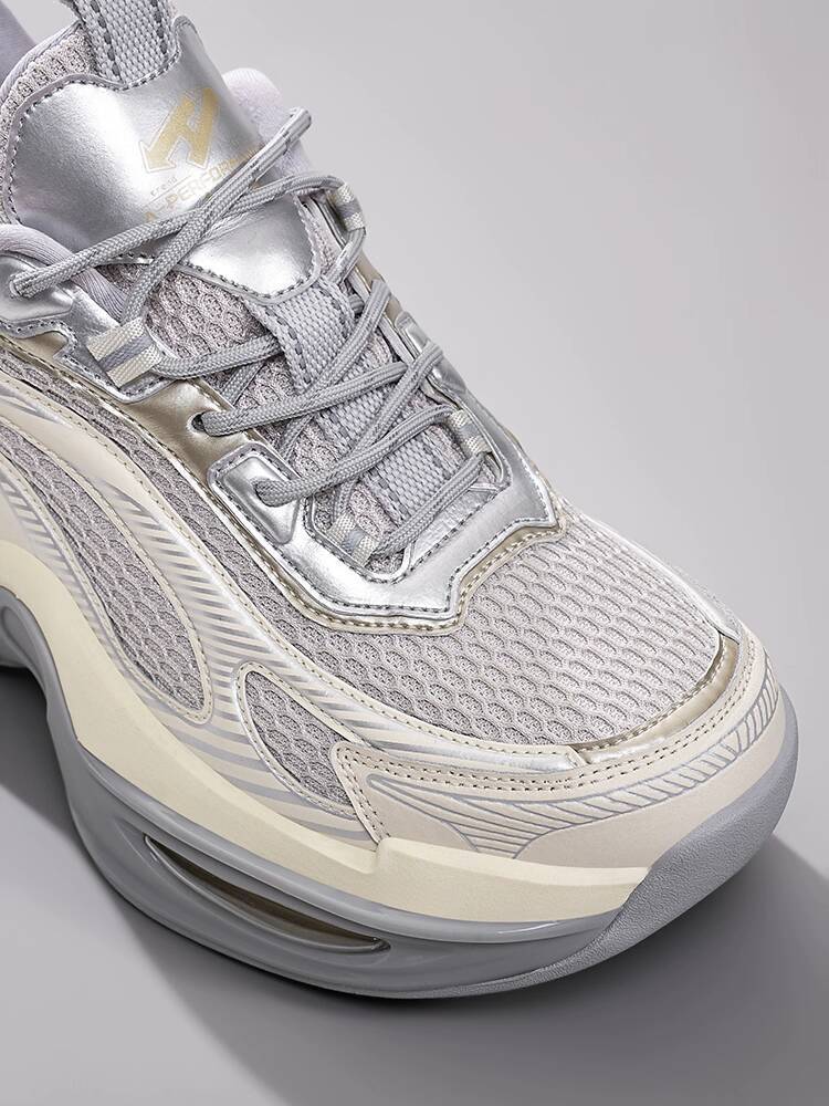 NHOT designer shoes Men's 2025 Autumn New Mesh Sports Casual Lightweight Thick Sole Versatile Retro Dad Shoes
